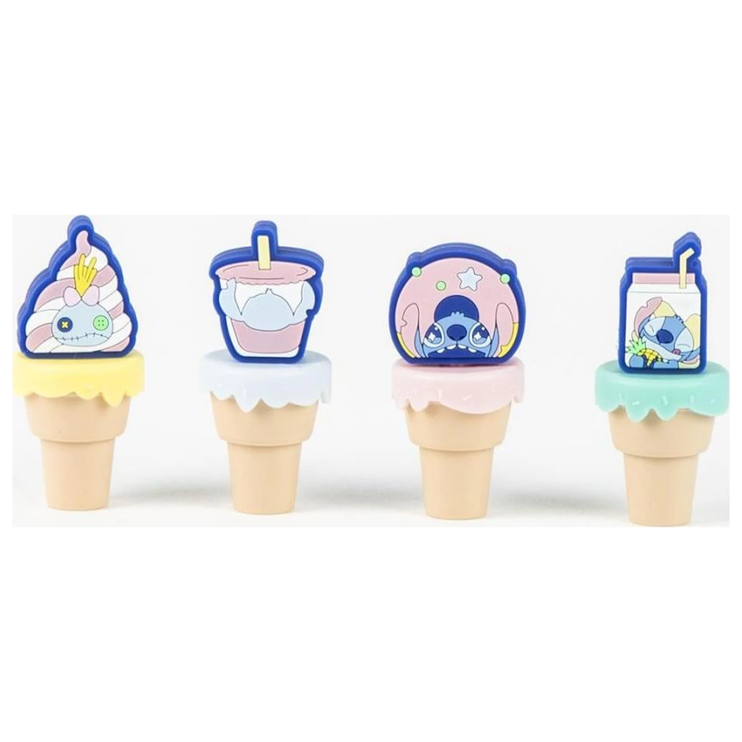 Stitch balení 4 mini zvýrazňovačů Food fotografii produktu