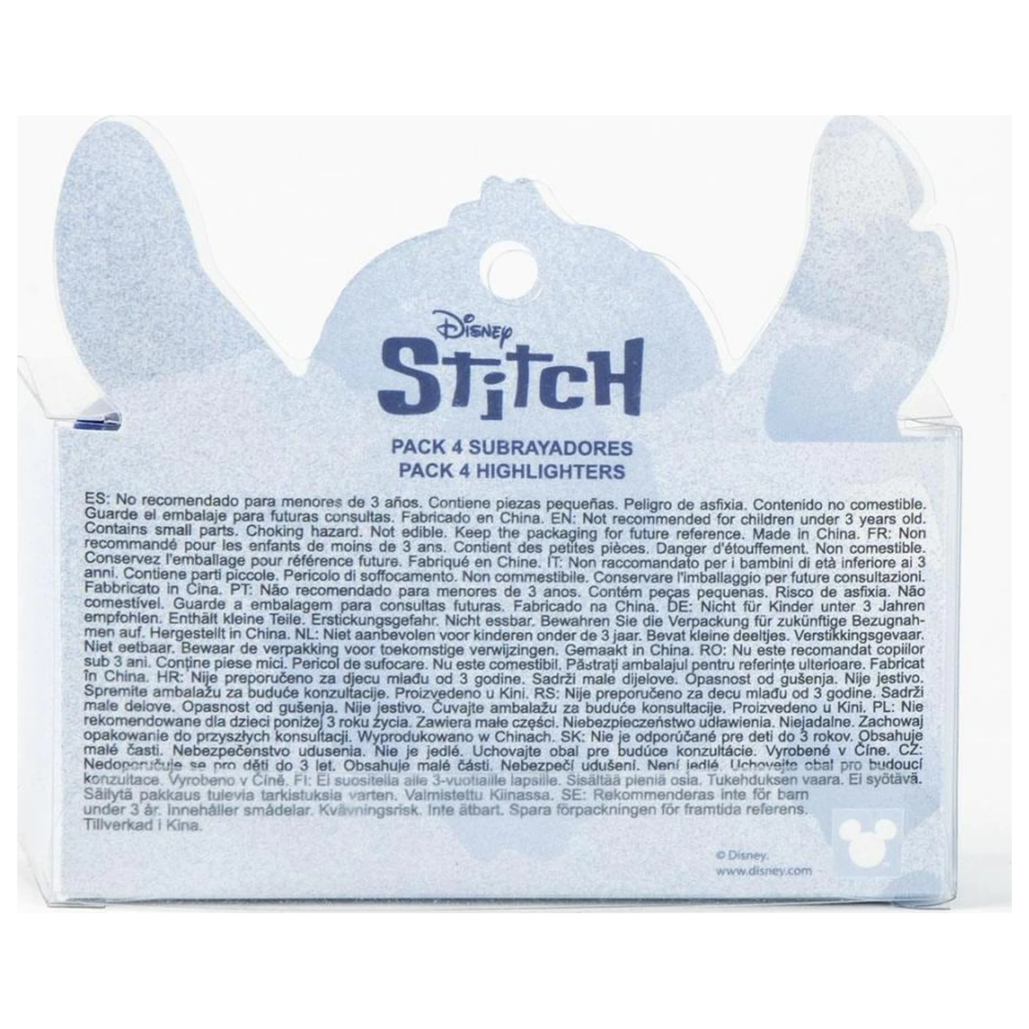 Stitch balení 4 mini zvýrazňovačů Food fotografii produktu