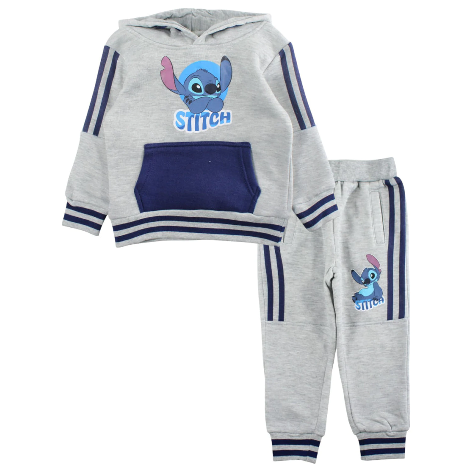 Stitch Šedá dětská tepláková souprava, joggingová sada fotografii produktu