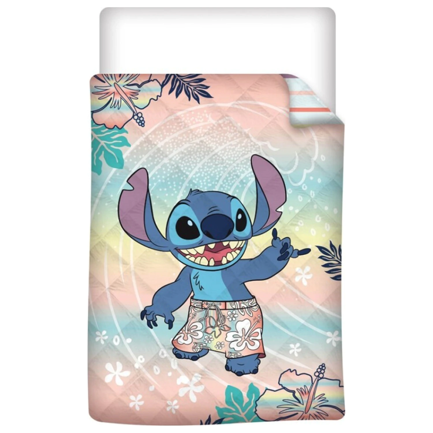Stitch Hawaiian Dream prošívaný přehoz, přikrývka 140x200cm fotografii produktu