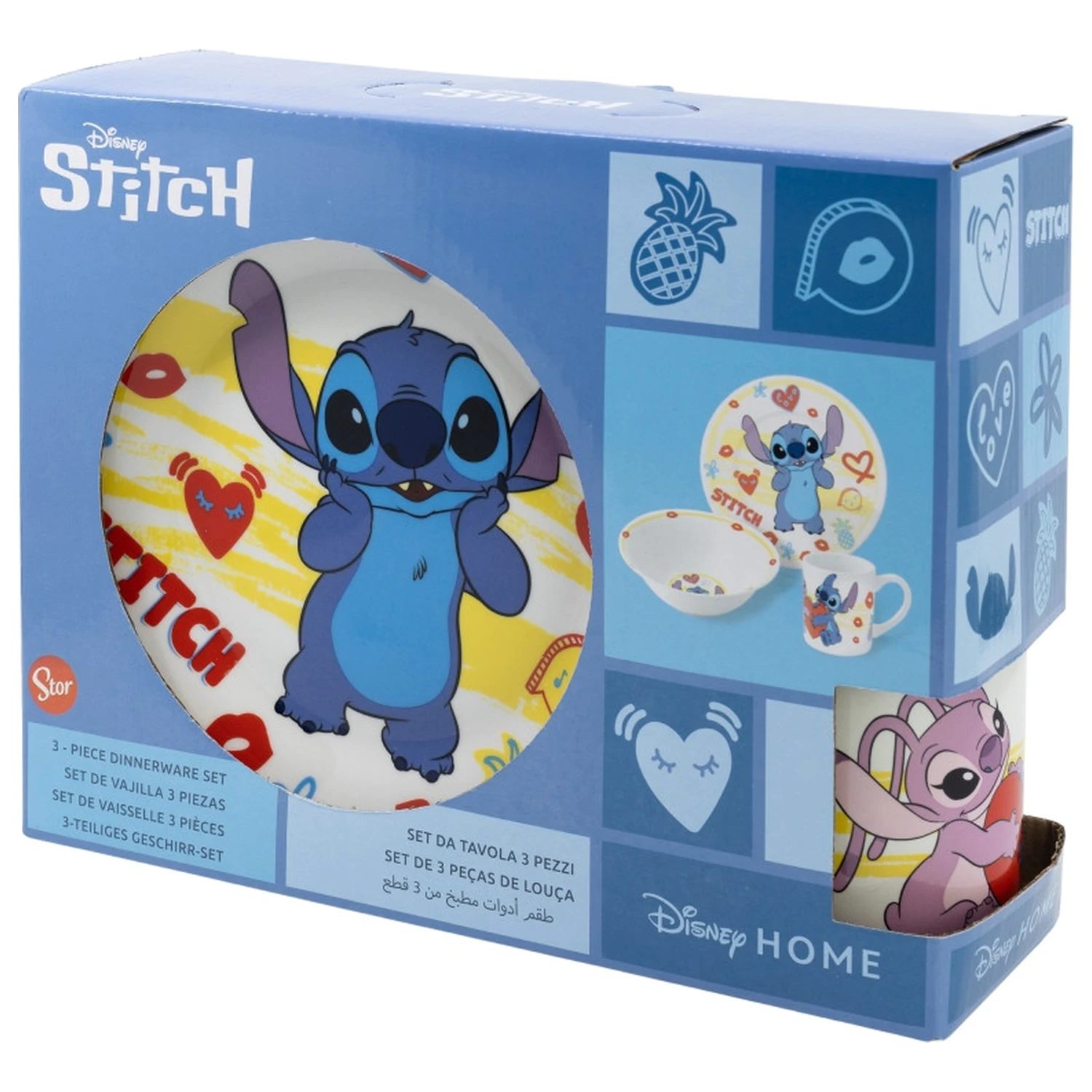 Stitch Heart Porcelánová jídelní souprava fotografii produktu