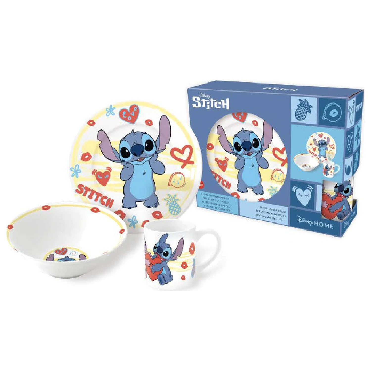 Stitch Heart Porcelánová jídelní souprava fotografii produktu