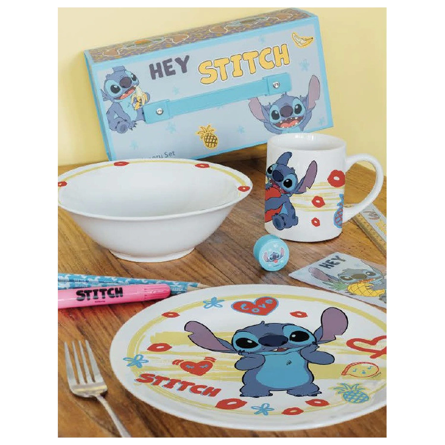Stitch Heart Porcelánová jídelní souprava fotografii produktu