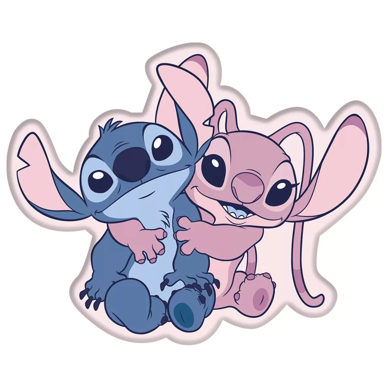 Stitch Hug tvarovaný polštář, dekorační polštář 35x30 cm fotografii produktu