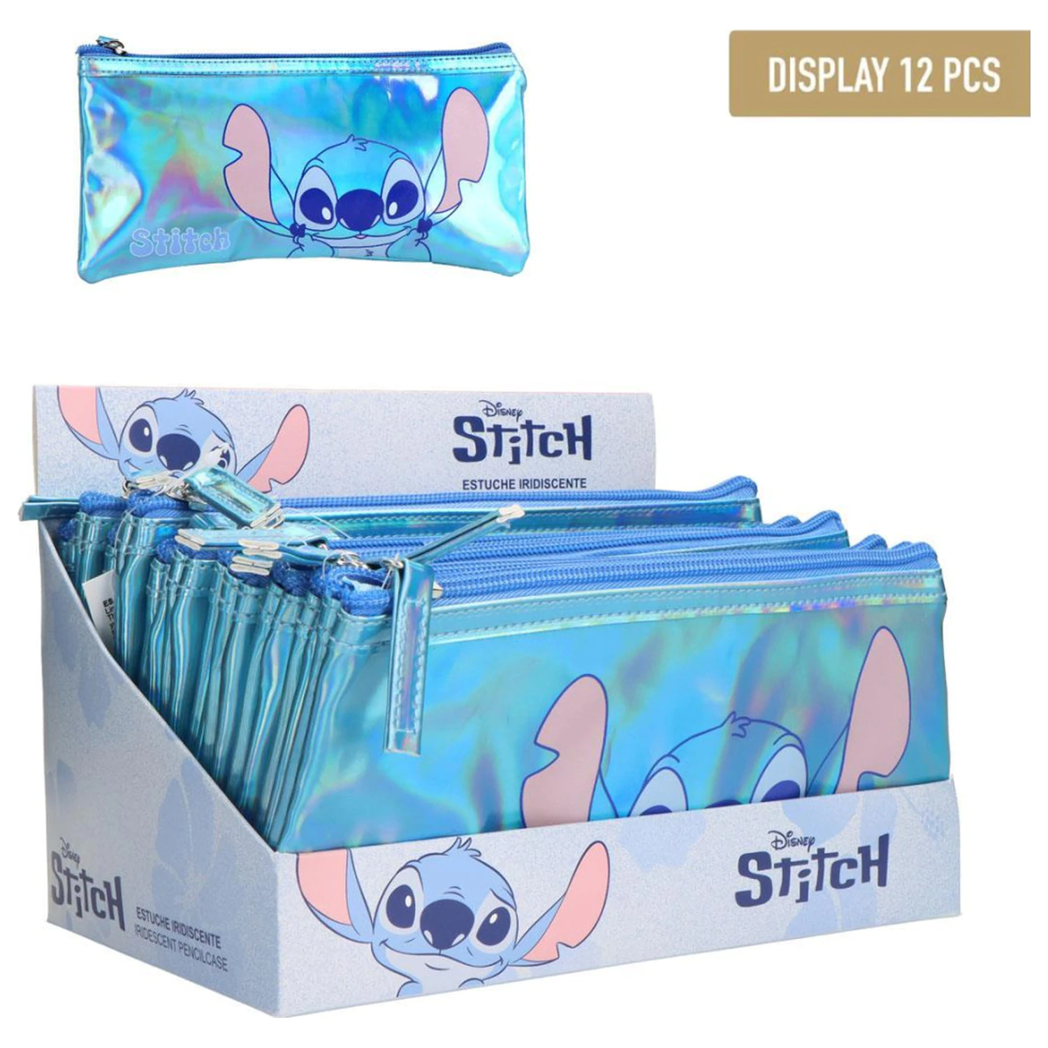 Stitch Duhový dětský kosmetický kufřík, pouzdro na tužky fotografii produktu