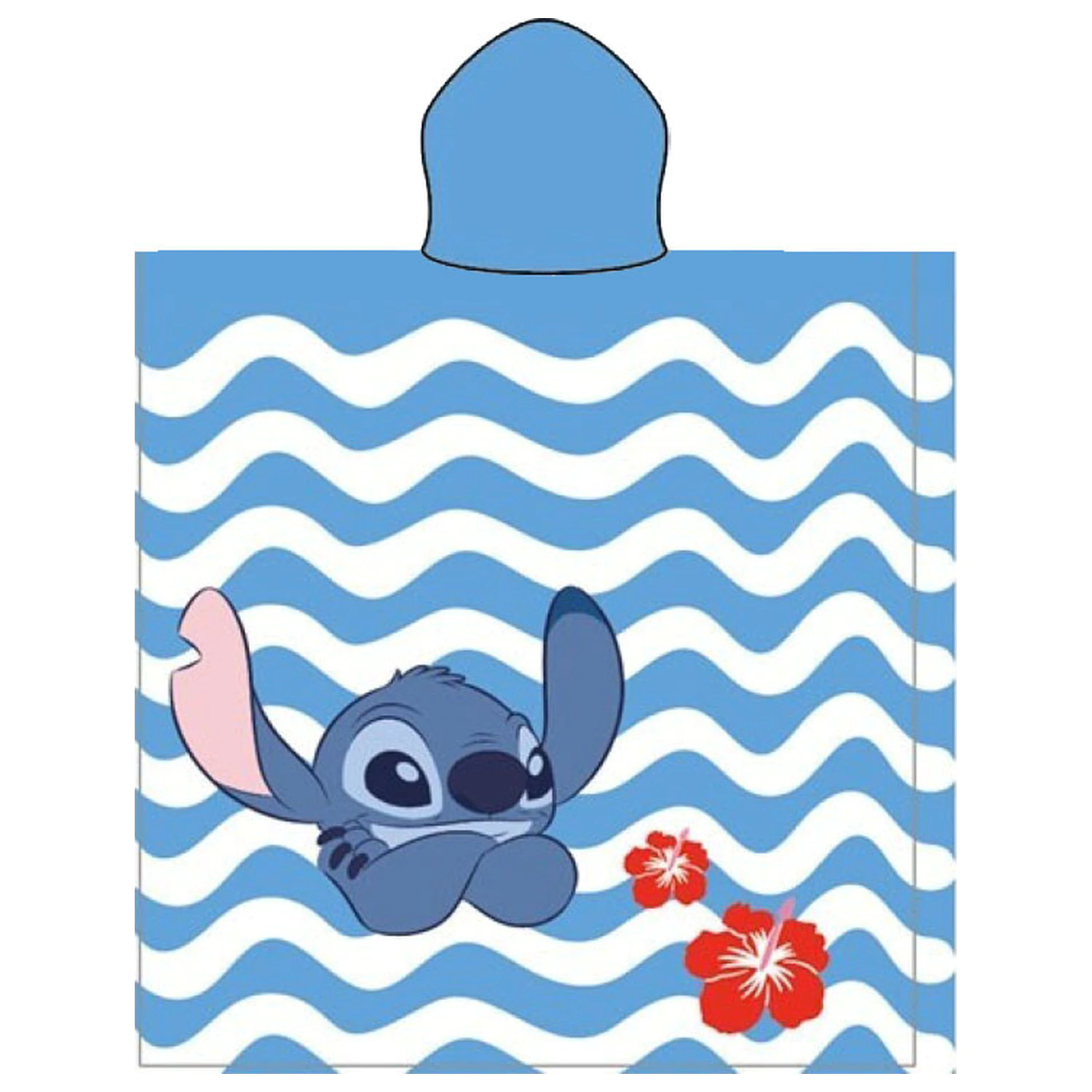 Lilo and Stitch Lazy Lagoon plážová osuška poncho 55x110 cm fotografii produktu