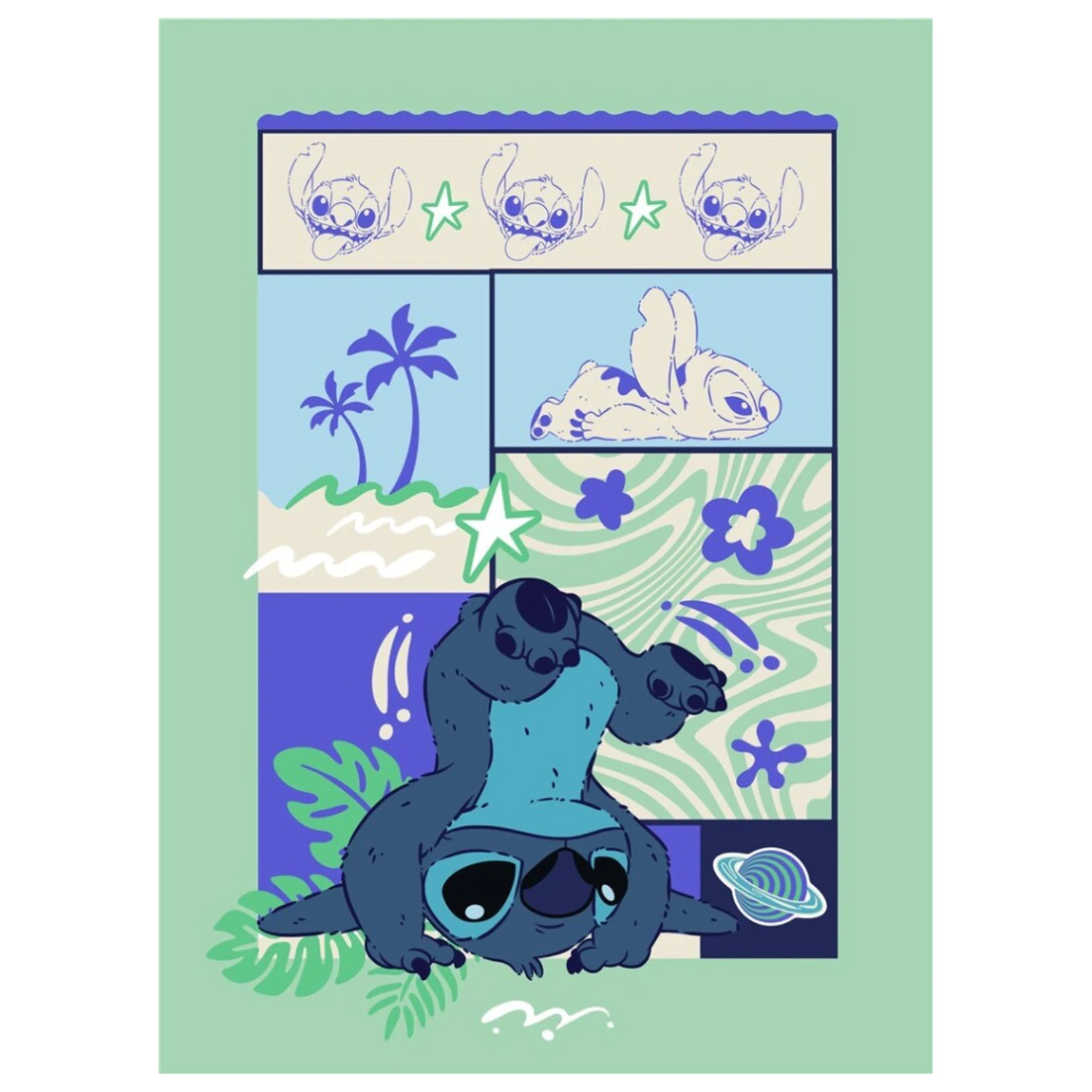 Lilo & Stitch Ocean Breeze Deka 110x150cm fotografii produktu