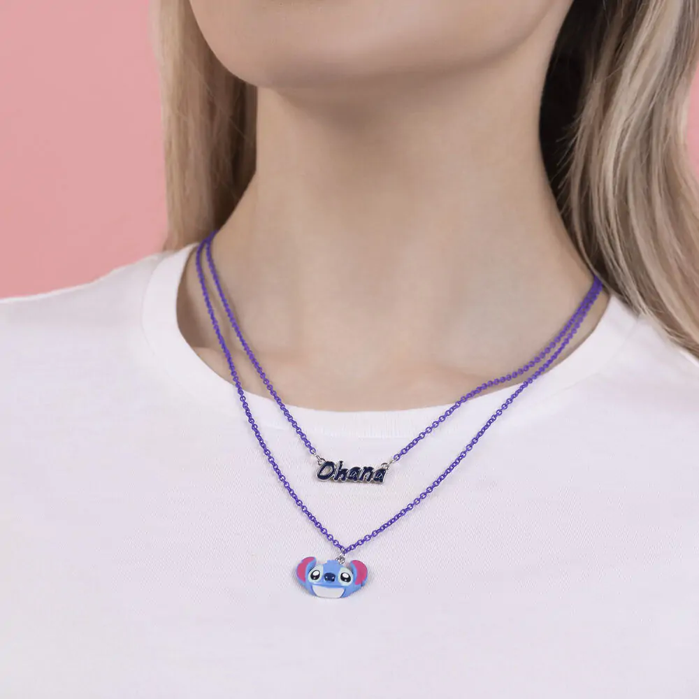 STITCH Ohana přívěsek náhrdelník 16 mm fotografii produktu