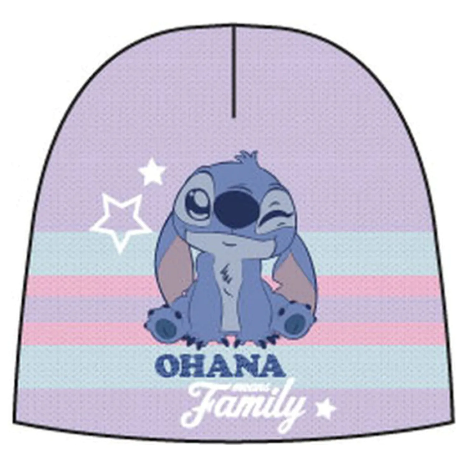Stitch Ohana Purple dětská čepice 48 cm fotografii produktu
