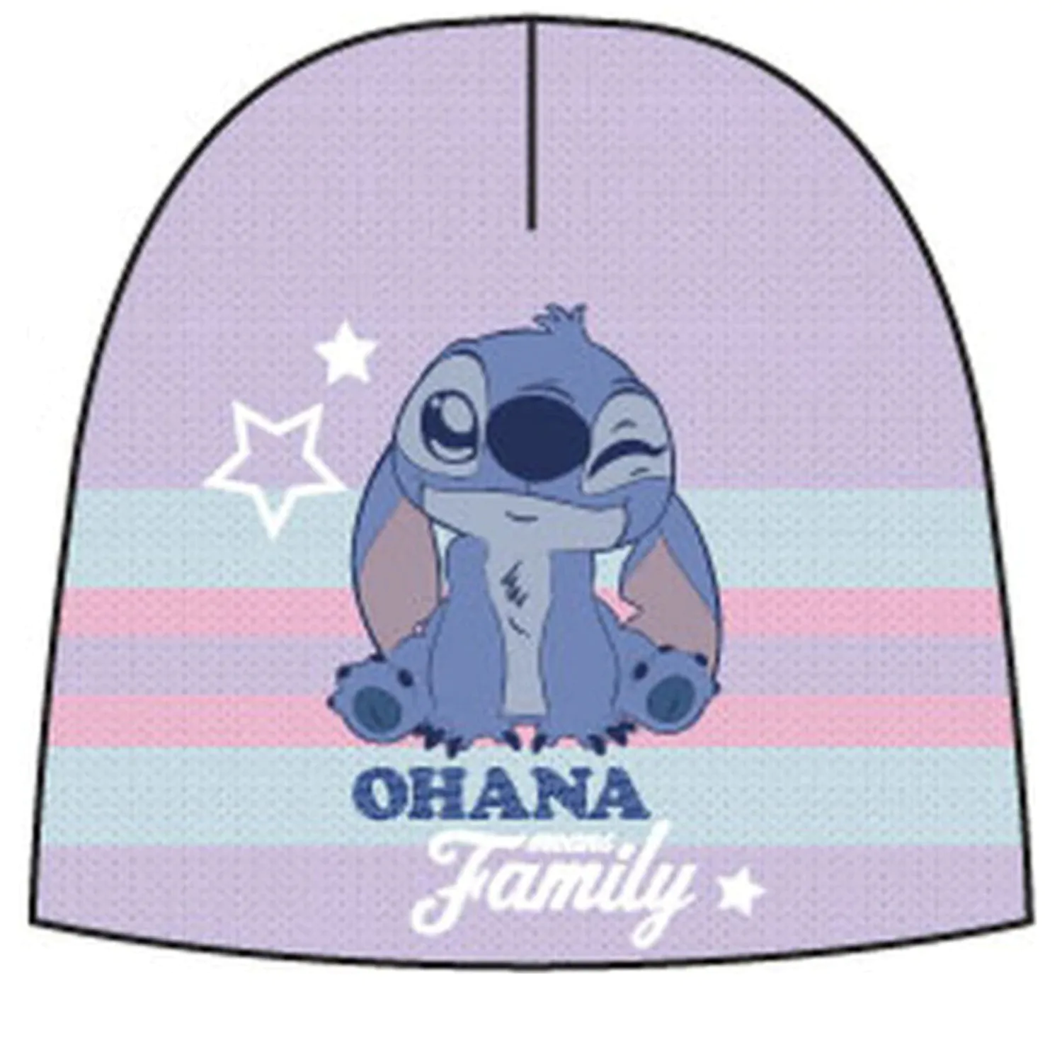 Stitch Ohana Purple dětská čepice 50 cm fotografii produktu