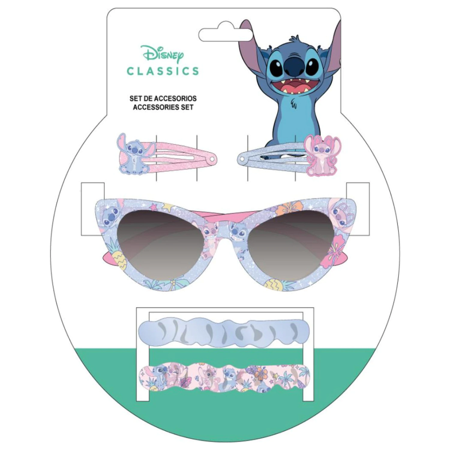 Stitch Paradise sluneční brýle a sada vlasových doplňků fotografii produktu