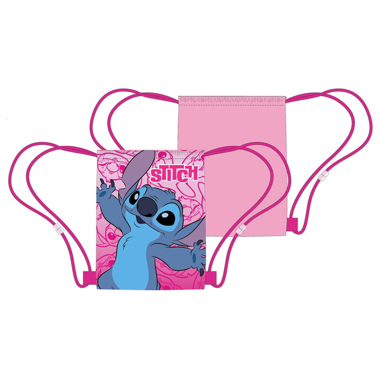 Stitch Pink Planet sportovní taška, taška na tělocvik 40 cm fotografii produktu
