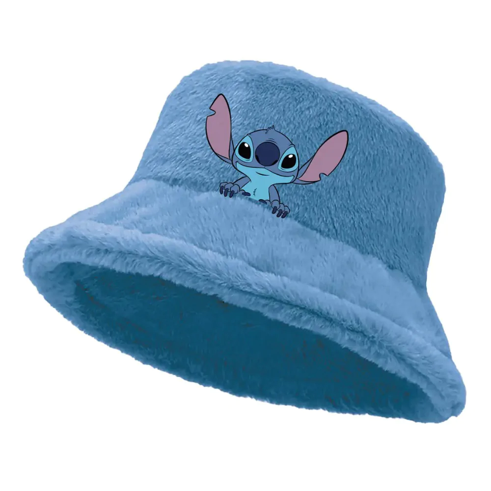 Stitch embrosed & plush rybářský klobouk 54/56 cm fotografii produktu