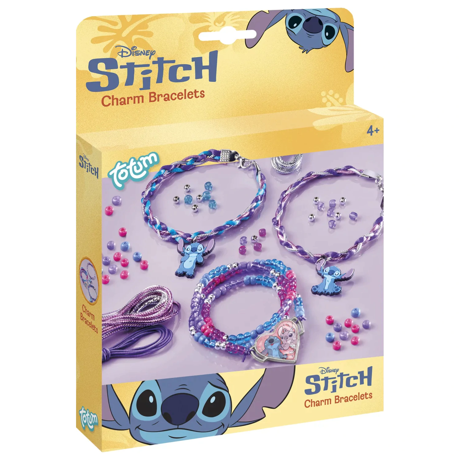 Sada na výrobu fialového náramku s přívěsky Stitch fotografii produktu