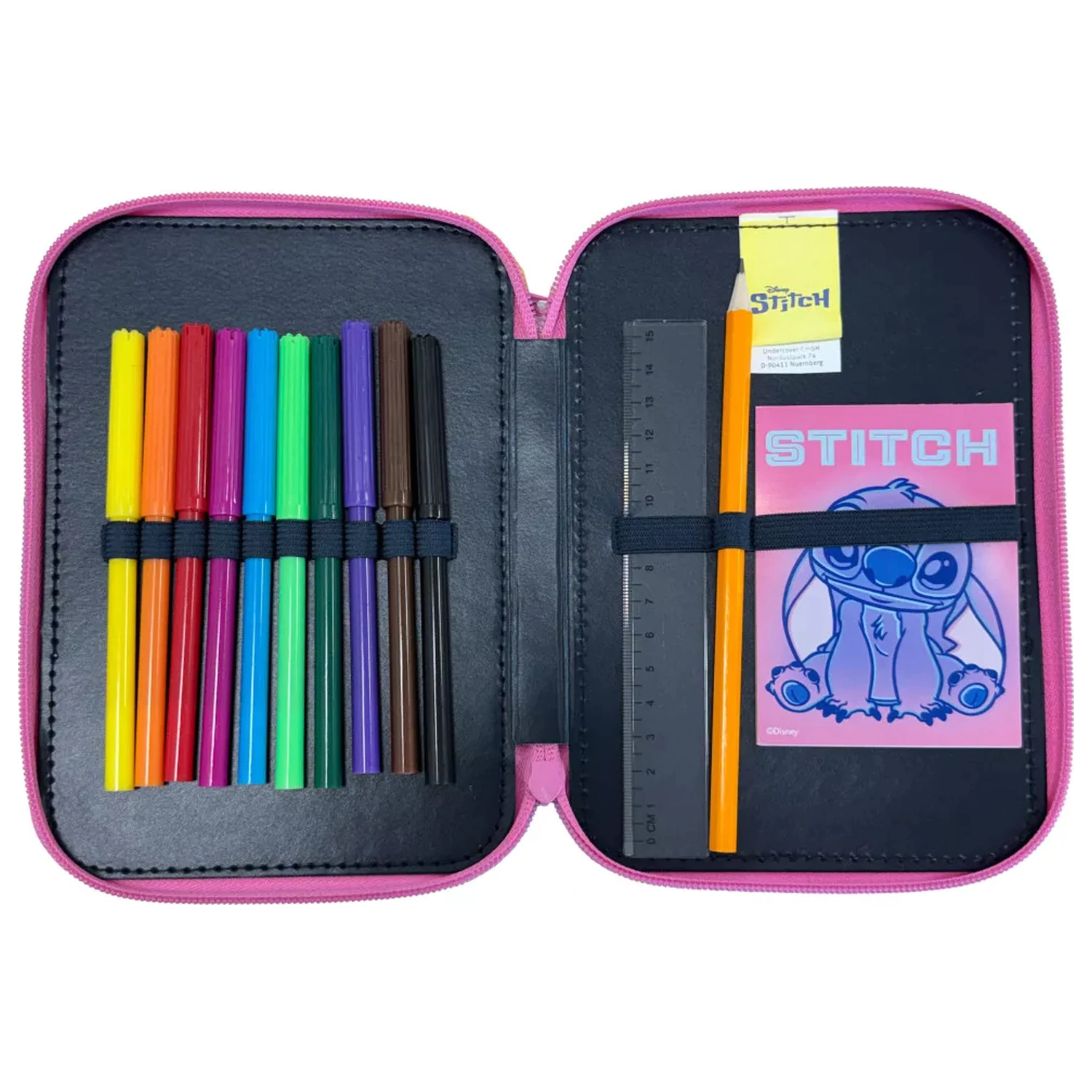 Stitch Scrapbook Penál plněný 2 patrový fotografii produktu