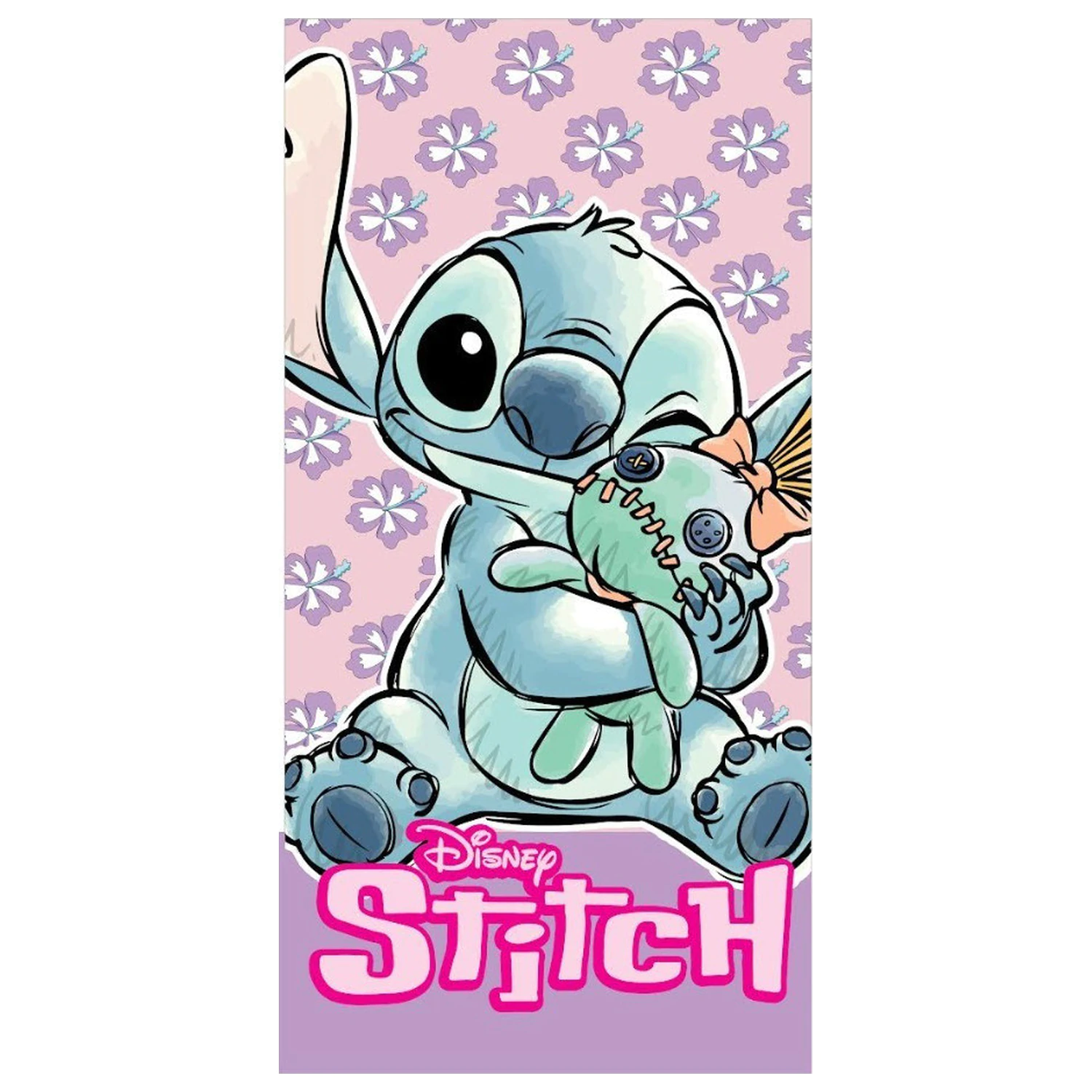Stitch mazlící ručník 70x140 cm fotografii produktu