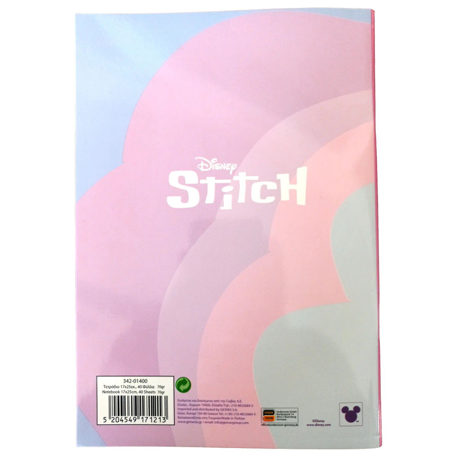 Stitch Space Rocks B5 linkovaný sešit 40 listů fotografii produktu