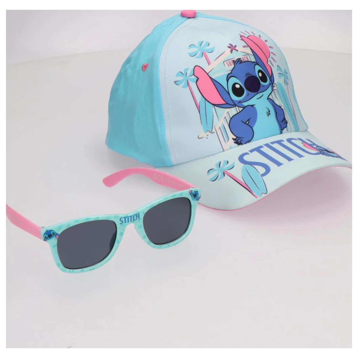 Stitch Lilo & Stitch Sunny Day Sluneční brýle a baseballová čepice Sada fotografii produktu