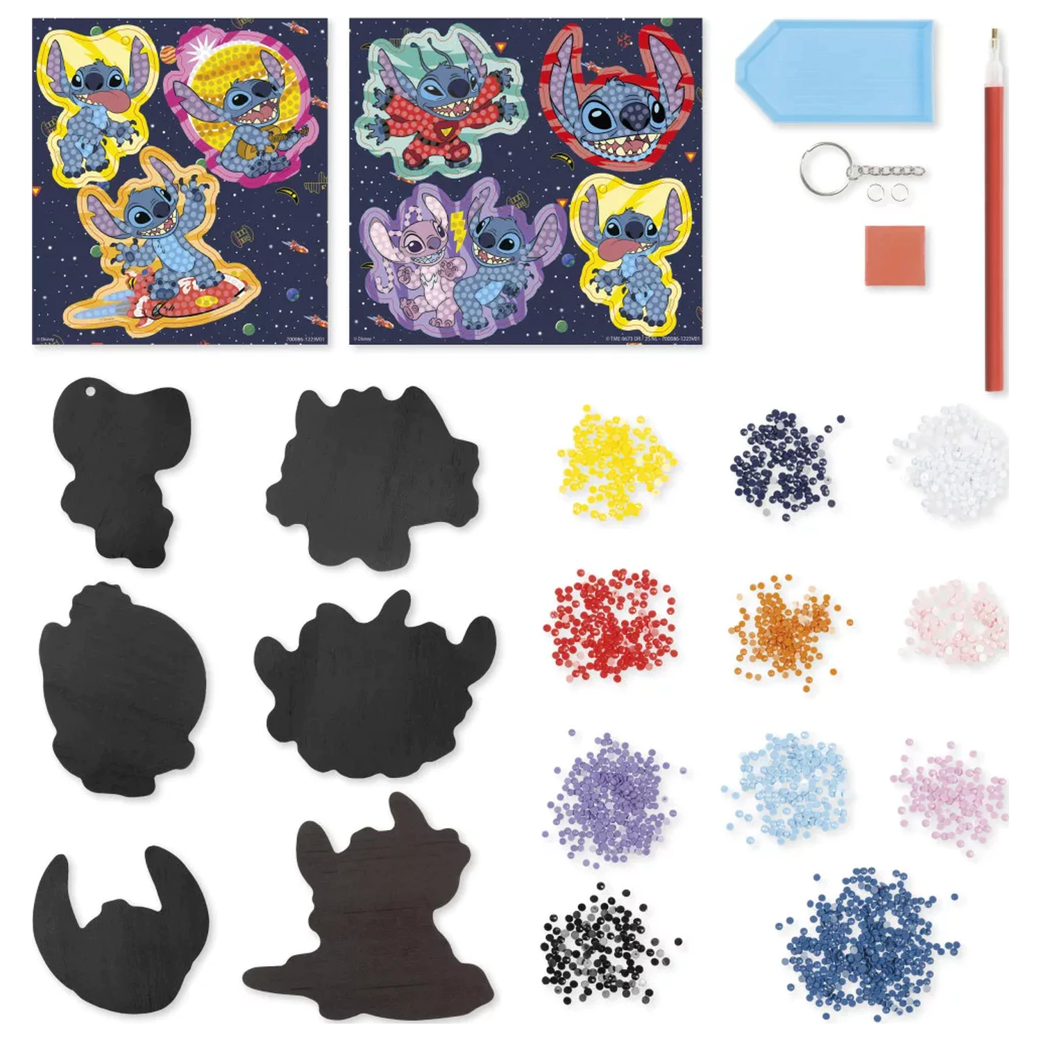 Lilo and Stitch Surf sada magnetů s diamantovým zdobením fotografii produktu