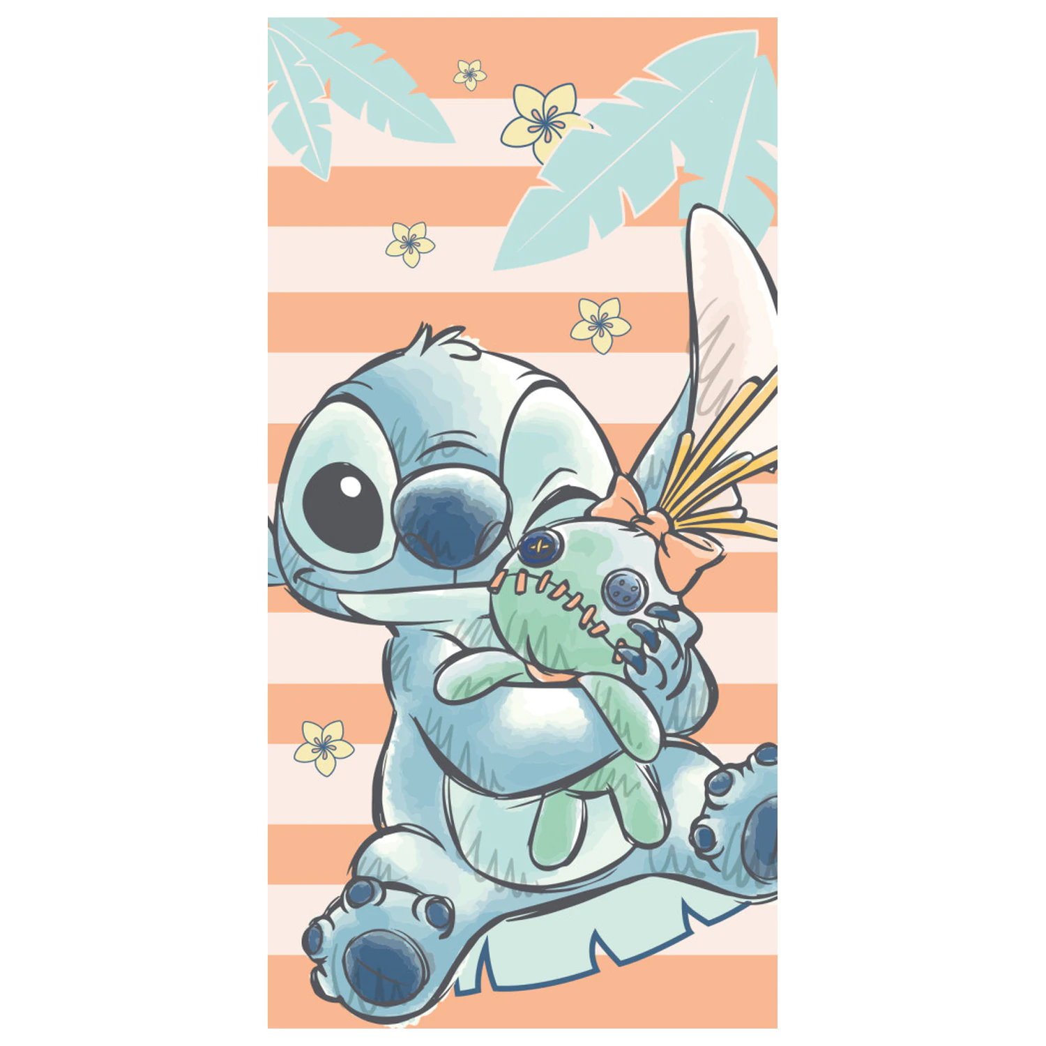 Stitch Tropical Hugs Ručník 70x140cm fotografii produktu