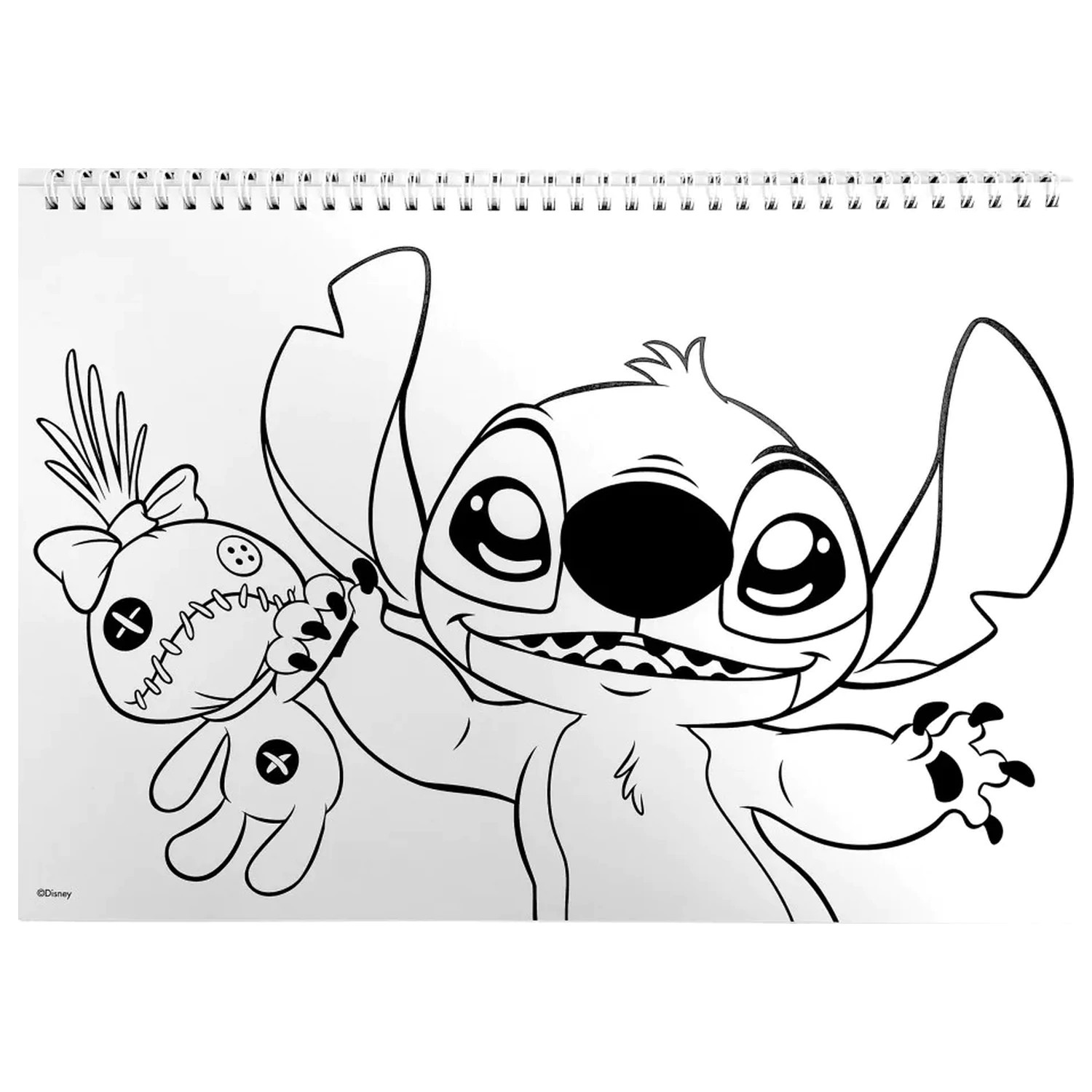 Stitch Universe A4 spirálový skicák 40 listů se samolepkami fotografii produktu