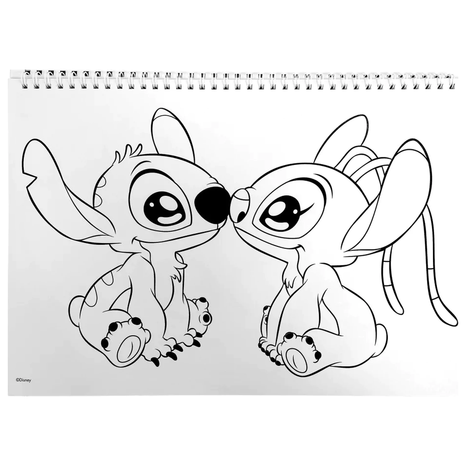 Stitch Universe A4 spirálový skicák 40 listů se samolepkami fotografii produktu