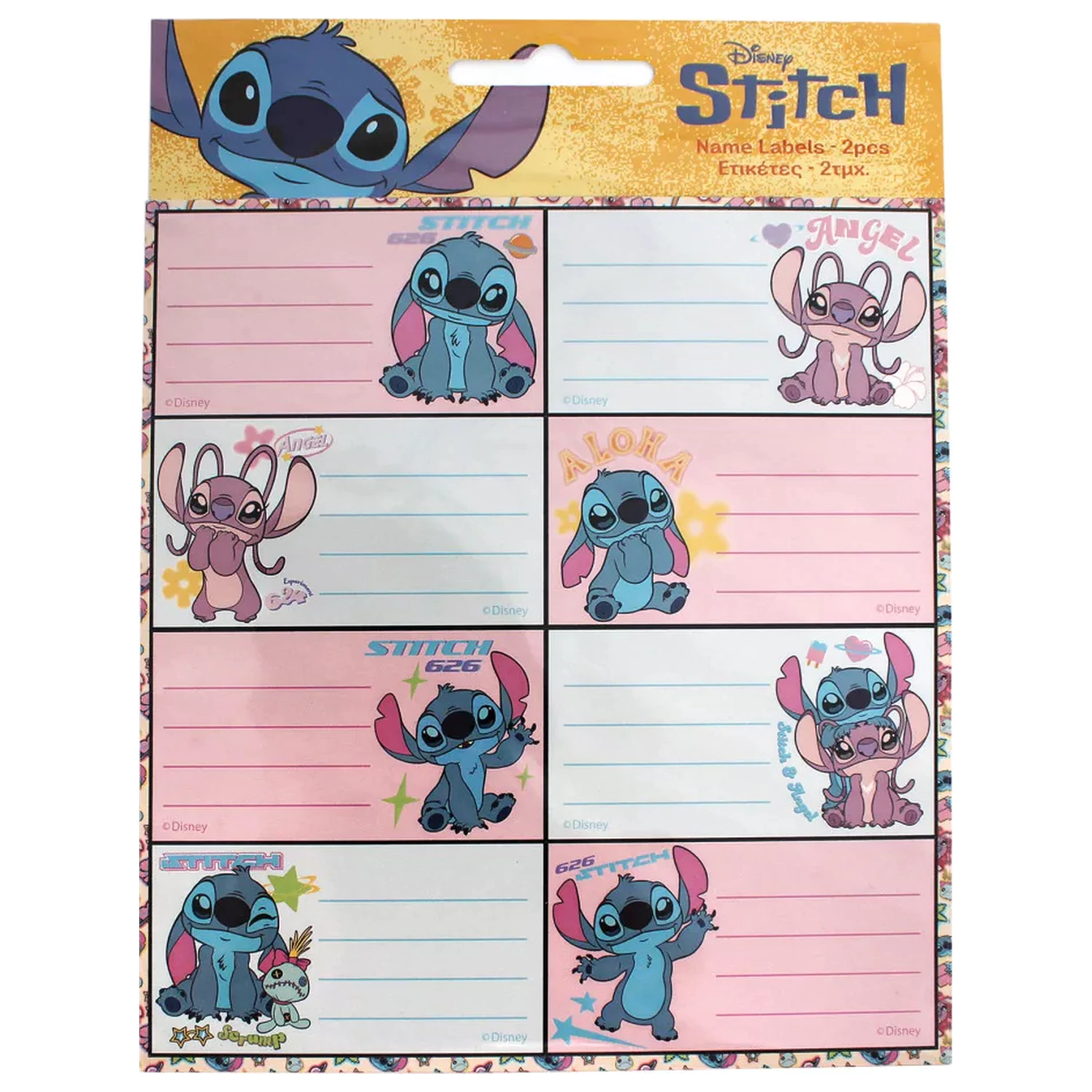Stitch Universe nálepka na notebook 16 ks fotografii produktu
