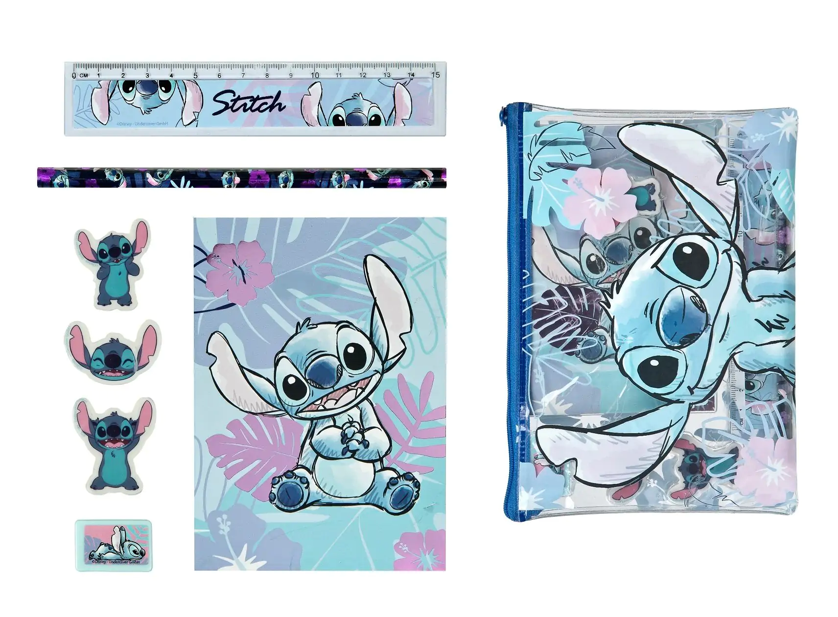 Sada akvarelových papírenských potřeb STITCH (7 ks) fotografii produktu