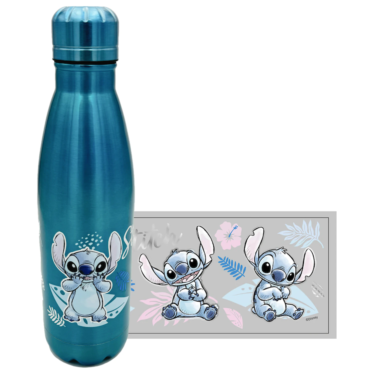 Láhev Stitch Watercolor Metalic Blue nerezová ocel 780ml fotografii produktu