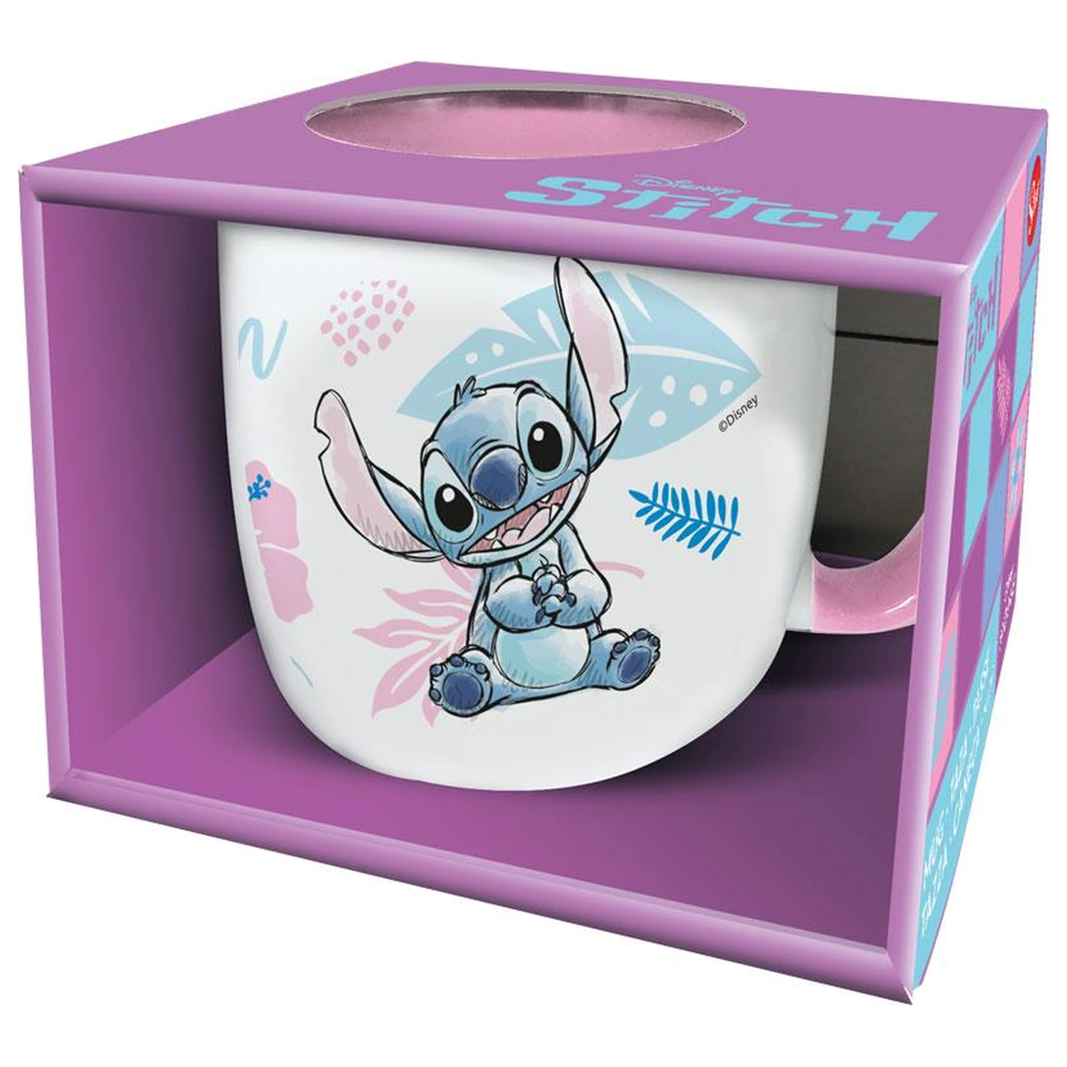 Stitch Watercolor Pink Hrneček fotografii produktu