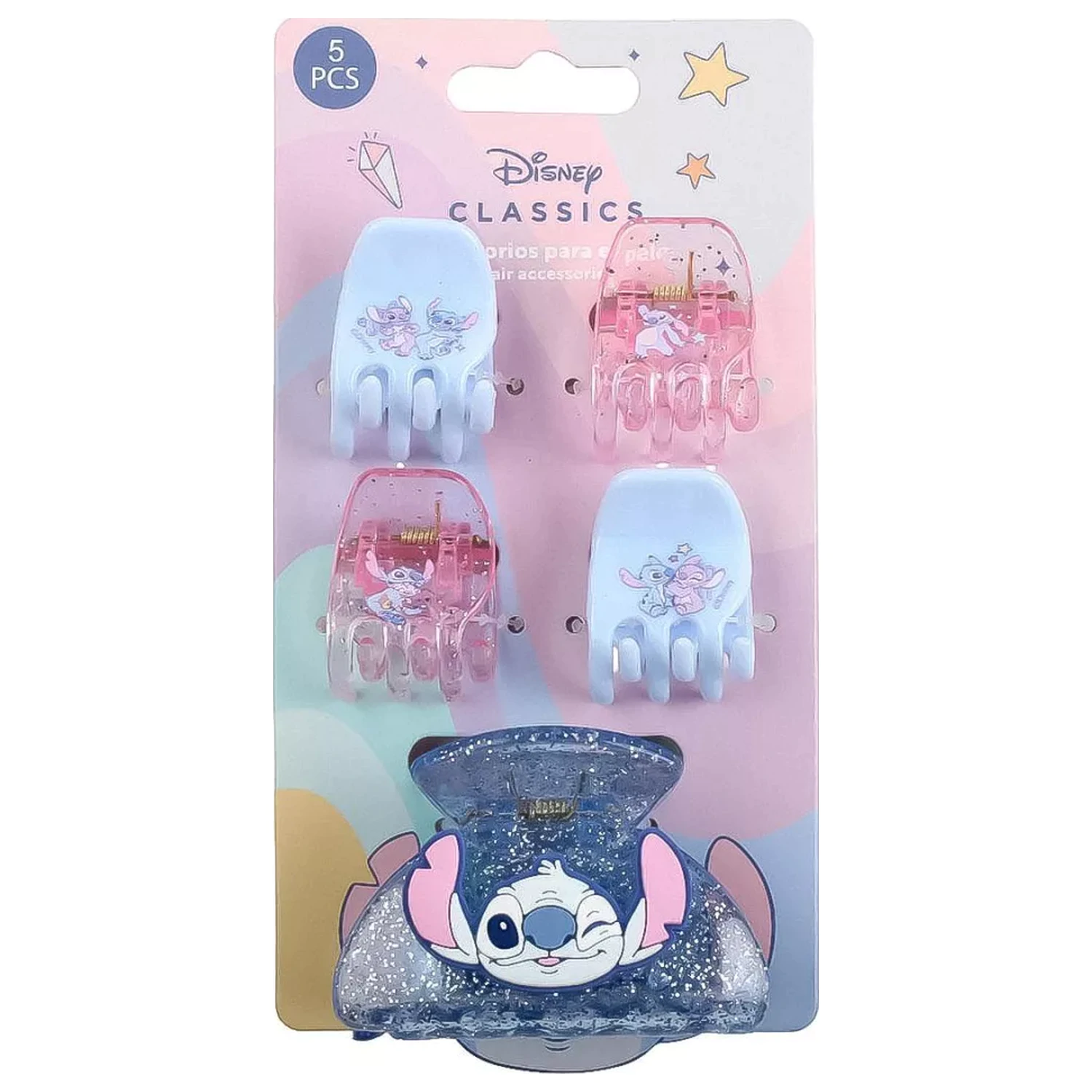 Stitch Wink Sada 5 sponek do vlasů fotografii produktu