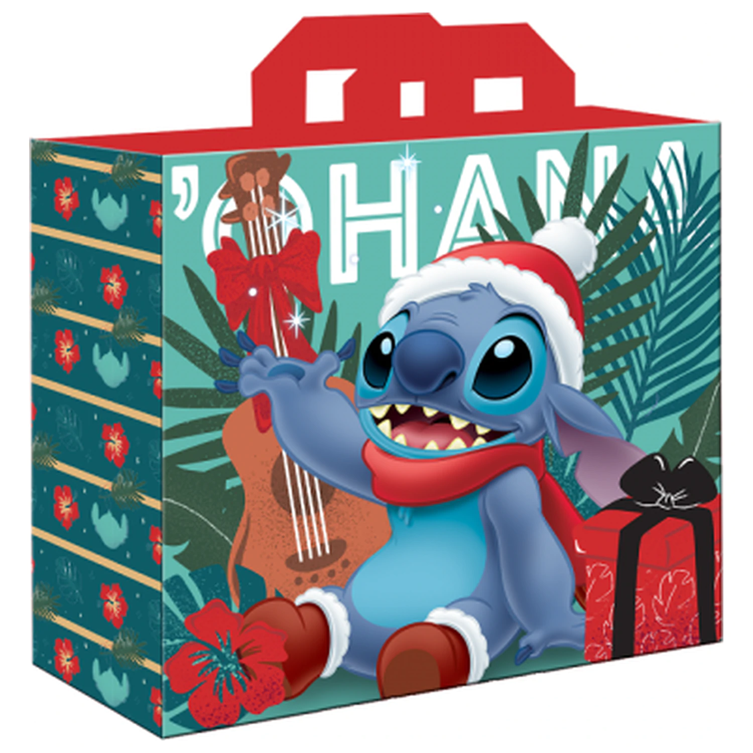 Stitch Xmas Ohana nákupní taška fotografii produktu