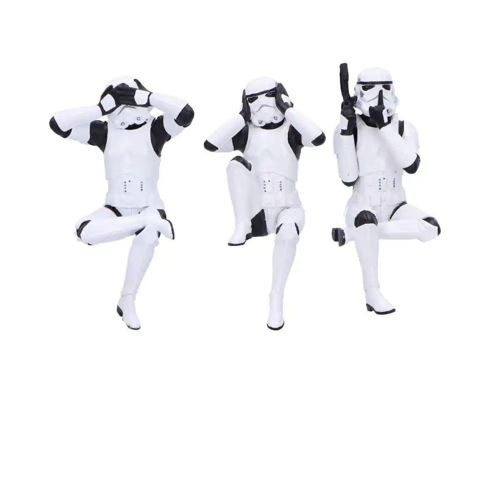 Figurky Stormtrooper Tři Moudří Sedící Stormtroopeři 11 cm fotografii produktu