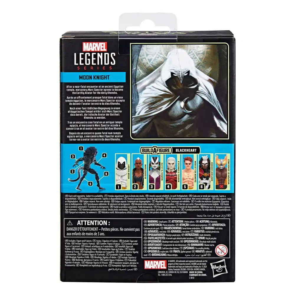 Strange Tales Marvel Legends akční figurka Moon Knight (BAF: Blackheart) 15 cm fotografii produktu