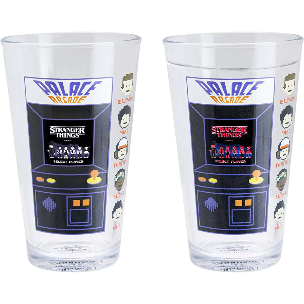 Stranger Things Palace Arcade Machine sklenice 450 ml fotografii produktu