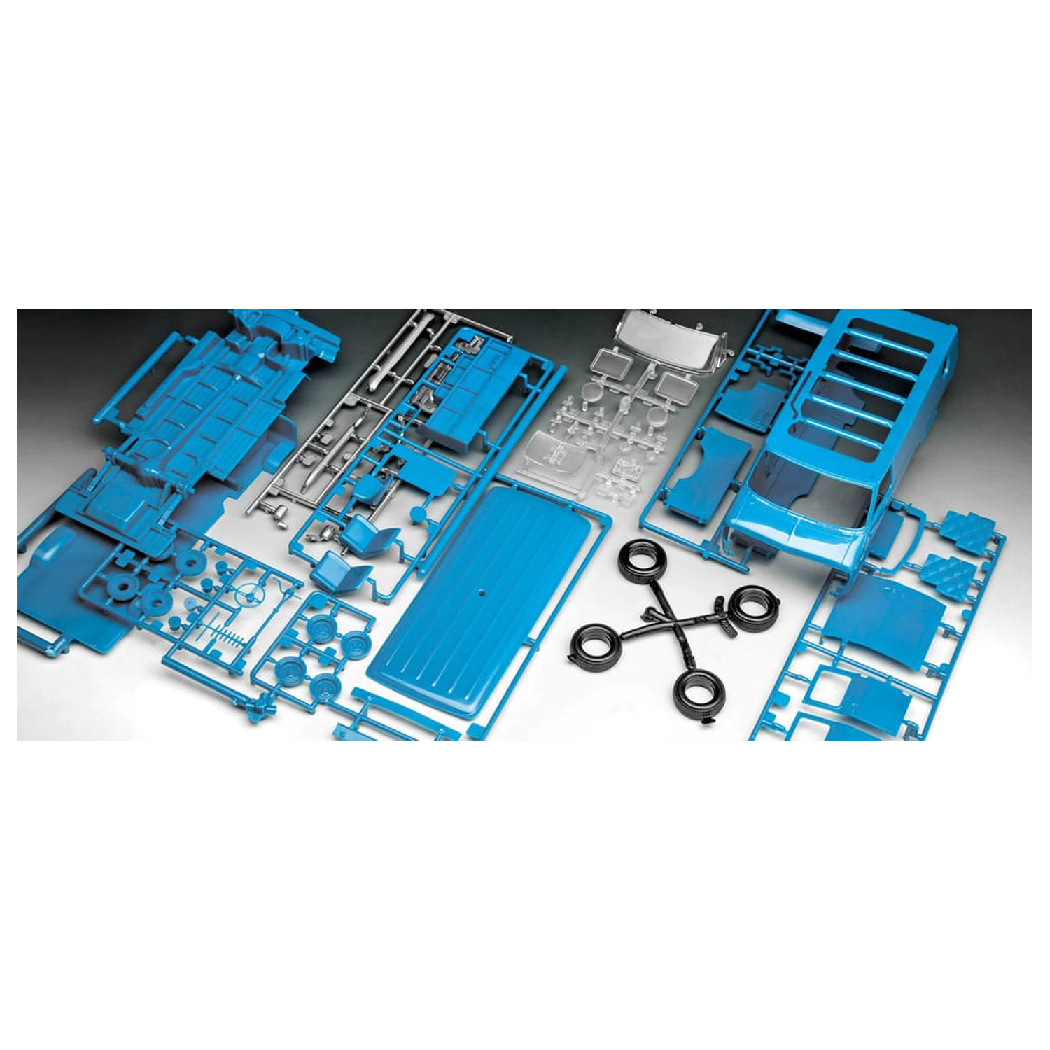 Stranger Things modelová stavebnice 1/25 auto (aqua barva) 21 cm fotografii produktu