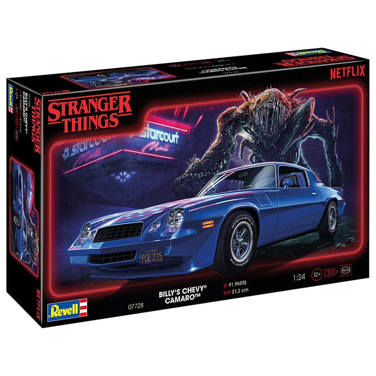 Stranger Things Model Kit 1/25 Chevy Camaro Z/28 19 cm fotografii produktu