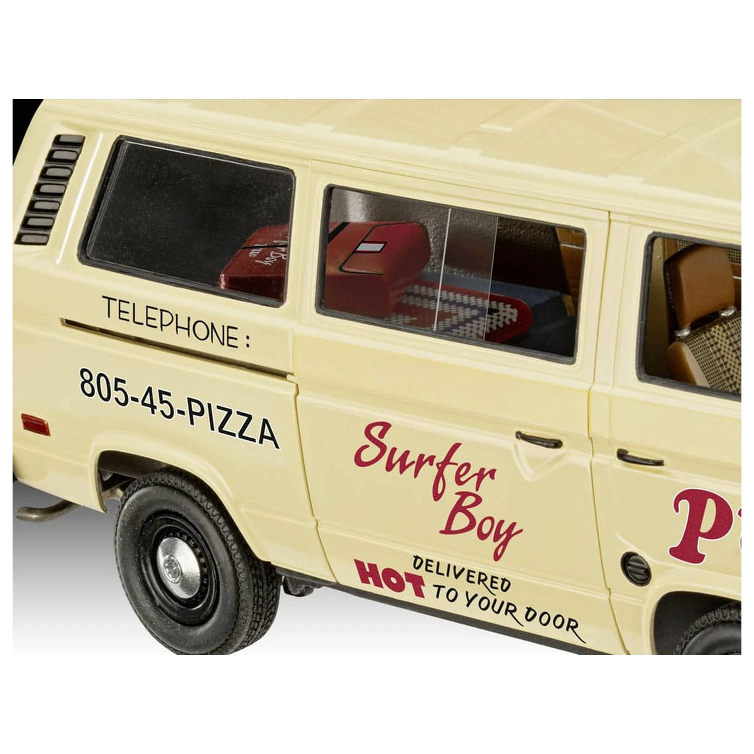 Stranger Things Model Kit 1/25 VW T3 Bus Surfer Boy 19 cm fotografii produktu