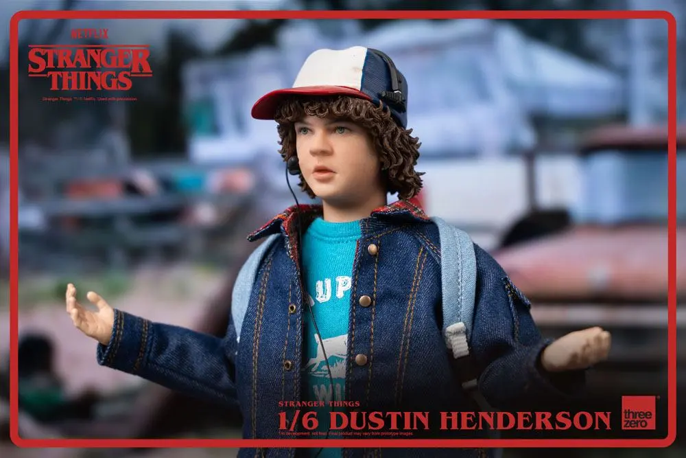 Stranger Things akční figurka 1/6 Dustin Henderson 23 cm fotografii produktu