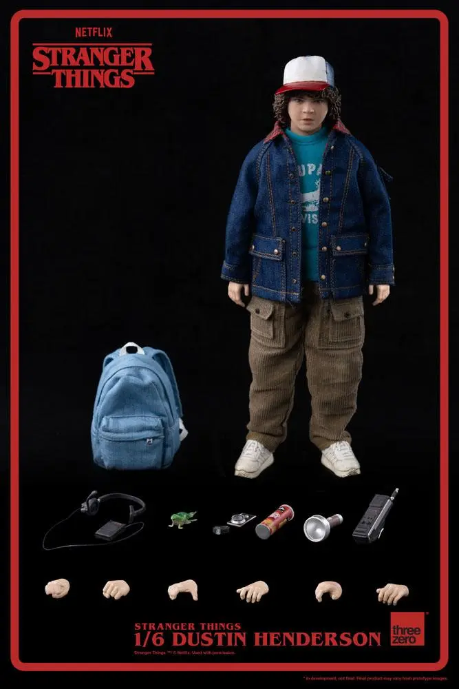 Stranger Things akční figurka 1/6 Dustin Henderson 23 cm fotografii produktu
