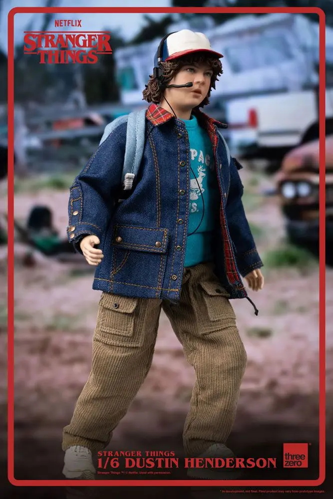 Stranger Things akční figurka 1/6 Dustin Henderson 23 cm fotografii produktu
