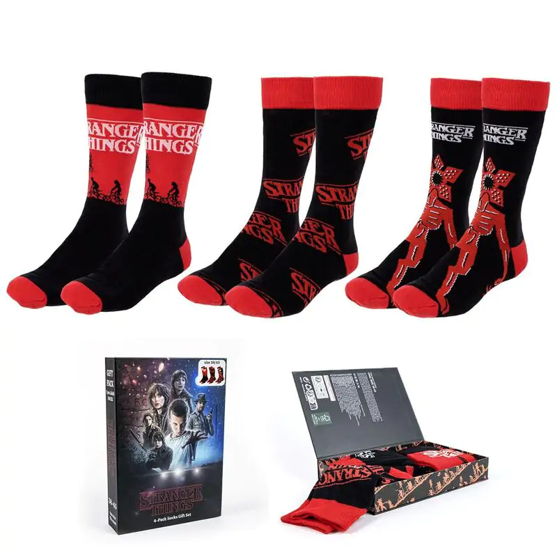 Ponožky Stranger Things 3-Pack 38-45 fotografii produktu