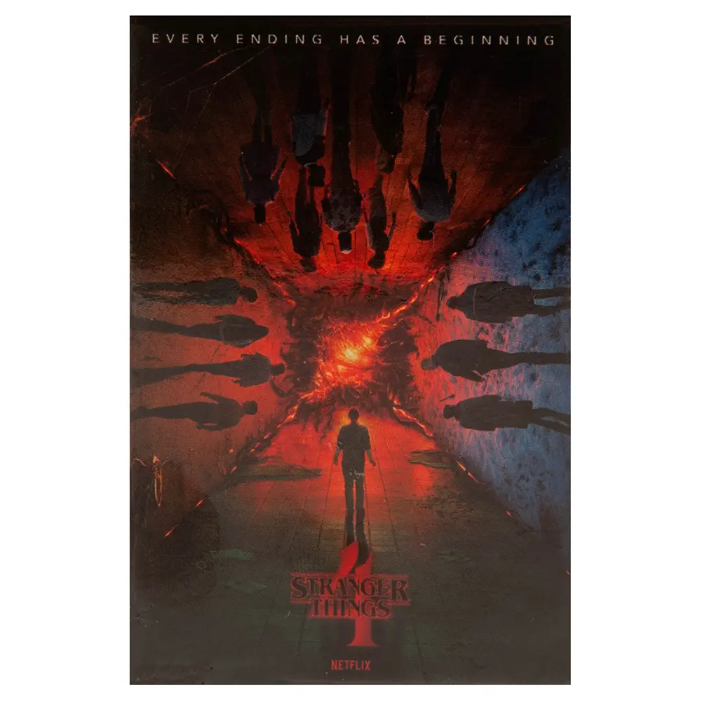 Stranger Things 4 Magnet na ledničku Každý konec má svůj začátek fotografii produktu