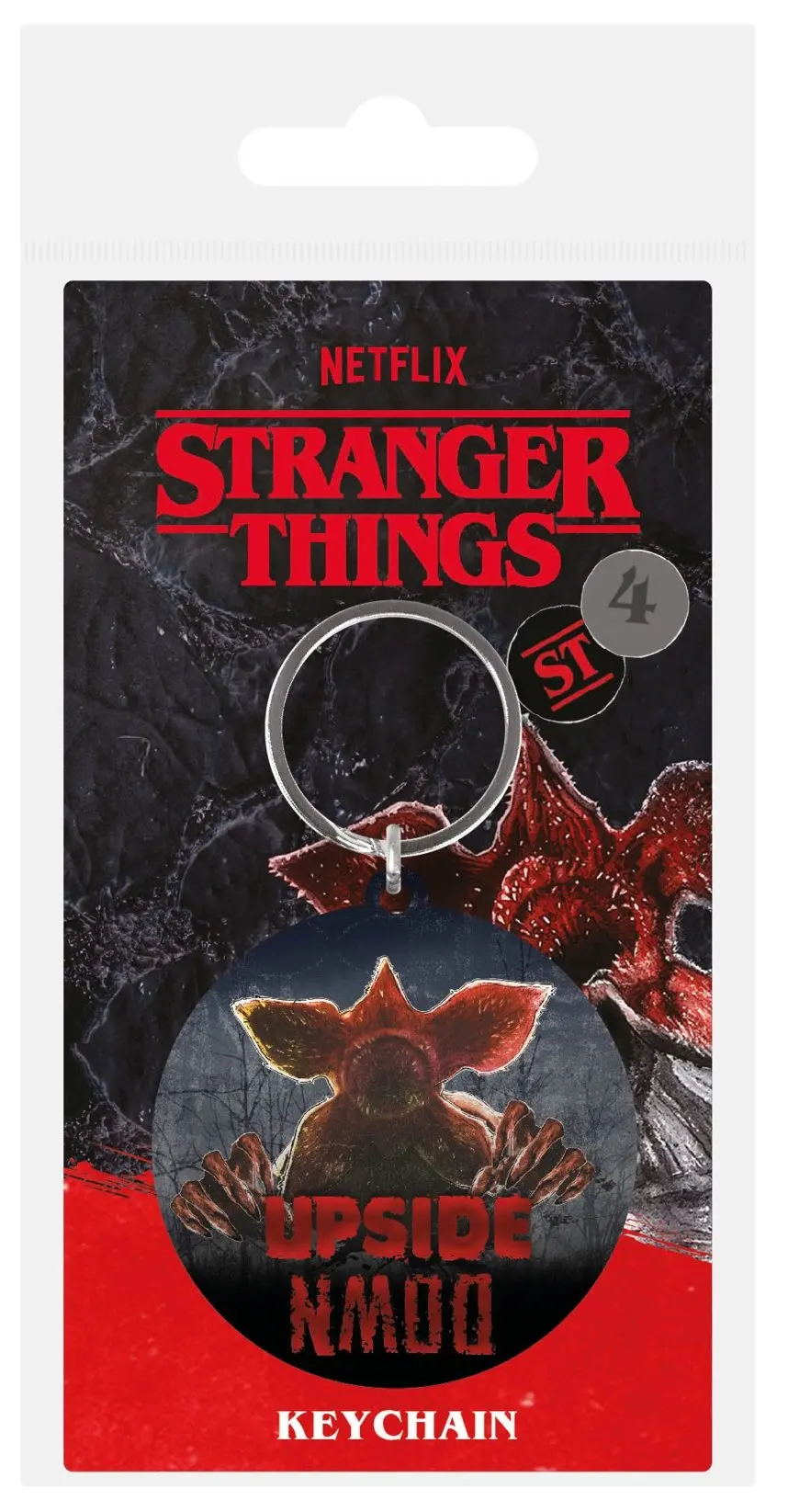 Stranger Things 4 Gumová klíčenka Demogorgon 6 cm fotografii produktu