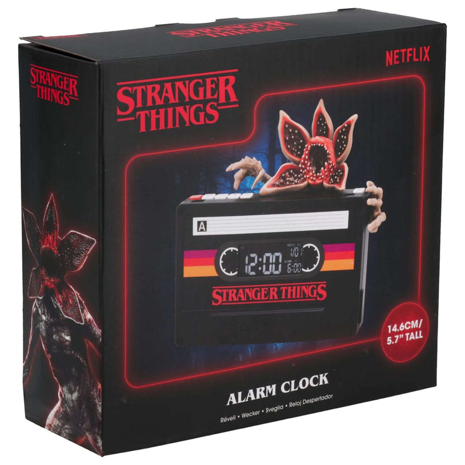 Stranger Things 5 Budík Demogorgon Kazeta 15 cm fotografii produktu