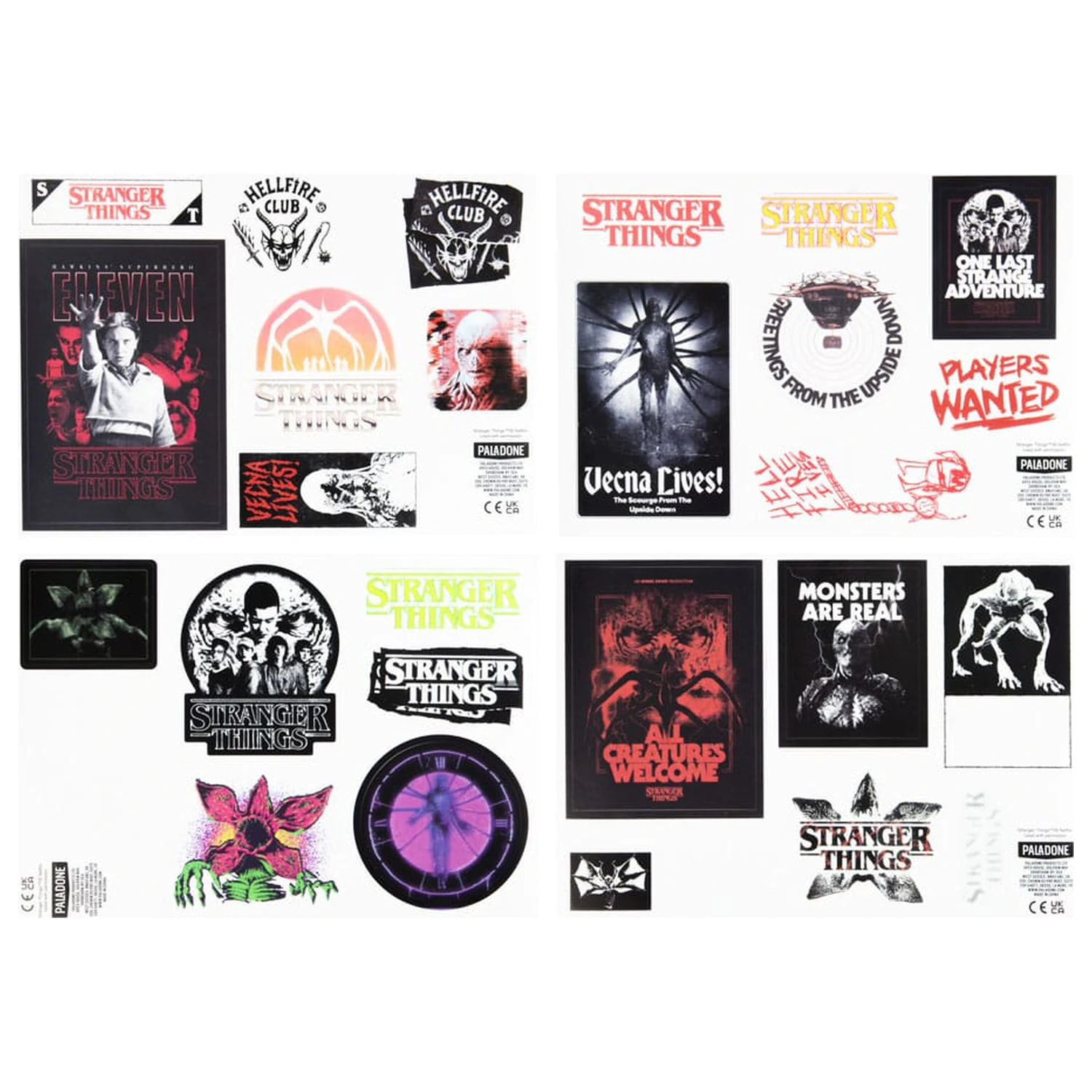 Stranger Things 5 Gadget Obtisky Svítící ve tmě fotografii produktu