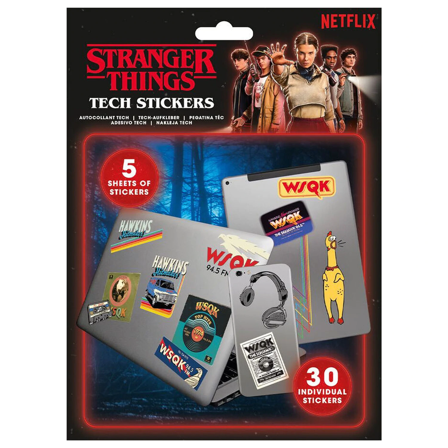 Stranger Things 5 samolepek fotografii produktu