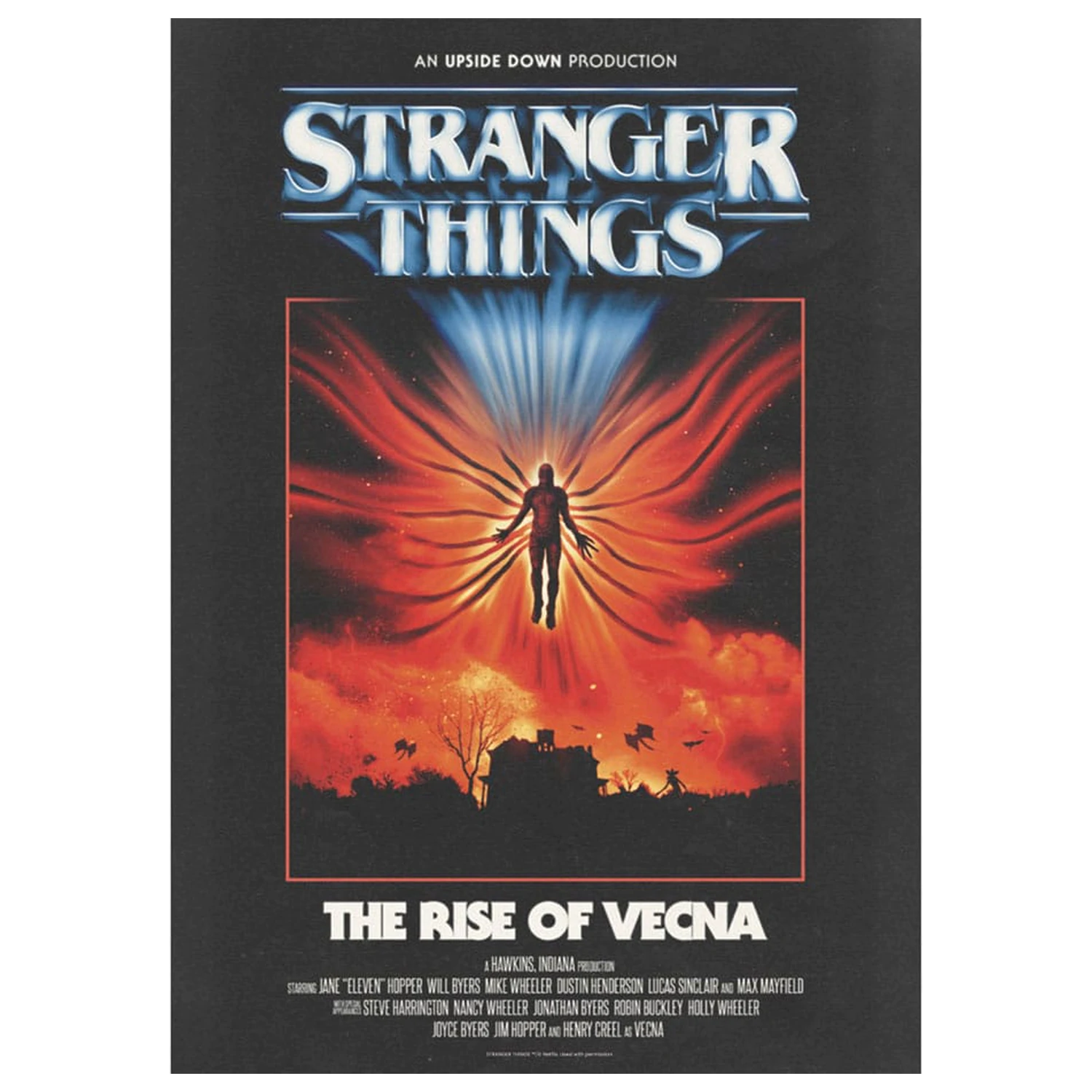 Stranger Things umělecký tisk The Rise of Vecna limitovaná edice 42 x 30 cm fotografii produktu