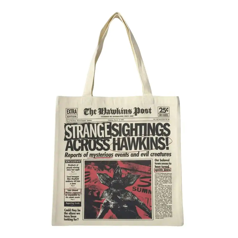 Stranger Things Látková taška Newspaper fotografii produktu