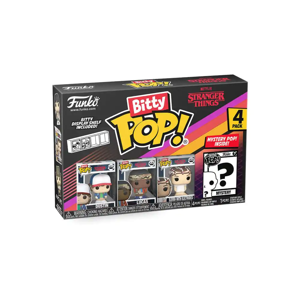 Stranger Things Bitty Funko POP! vinylová figurka 4-Pack Dustin 2,5 cm fotografii produktu